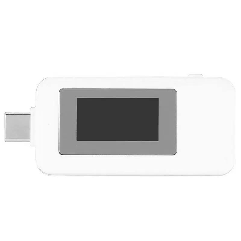 White KEWEISI тип-c измерительный прибор Usb Тестер измеритель мощности Usb мультиметр тестер напряжения и тока 0-5.1A 4-30 в Usb тестер мощности Dis - Цвет: White