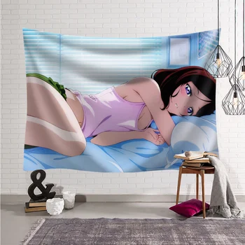 

Love Live Tapestry Wall Hanging Japanese Anime Art Polyester Tapestry Carpet Blanket 200X150cm Bedroom Decor for Kids gift Large