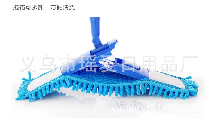 Xuenier Mop Plate Mop Microfiber Chenille 360 Rotary Mop Floor Slippers