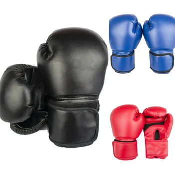 

1Pair Adult Boxing Gloves Professional Sandbag Liner Gloves PU Kickboxing Gloves Men Women Training Fighting Tool