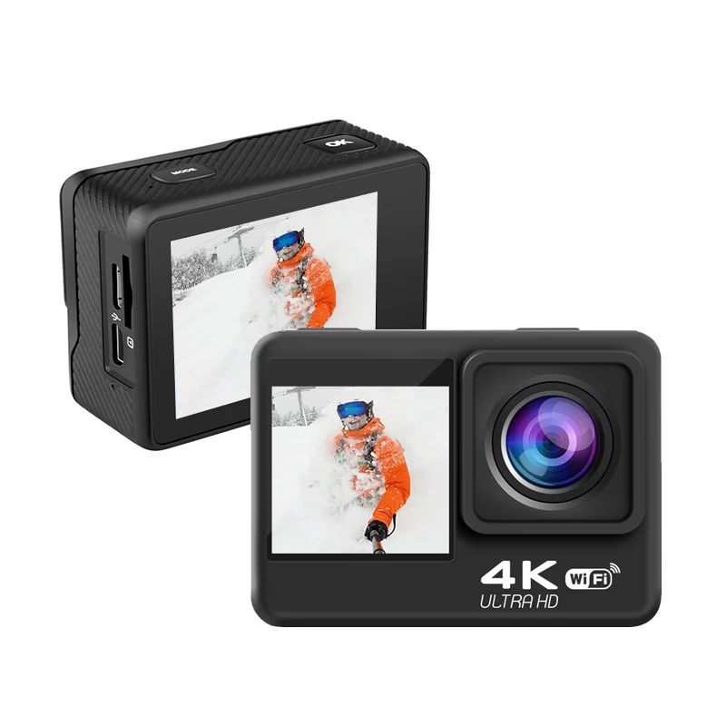 Original Action Camera 4K 60FPS 24MP 2.0 Touch LCD EIS Dual Screen WiFi Waterproof Remote Control 4X 9 Pro Sport Video Recorder action camera brands Action Cameras