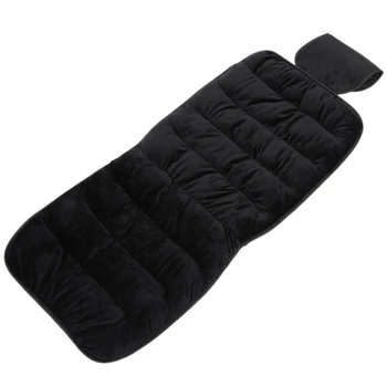 

Warm Car Seat Cover Universal Winter Plush Cushion Faux Fur Material for Car Seat Protector Mat Car Interior Accessories (Black)