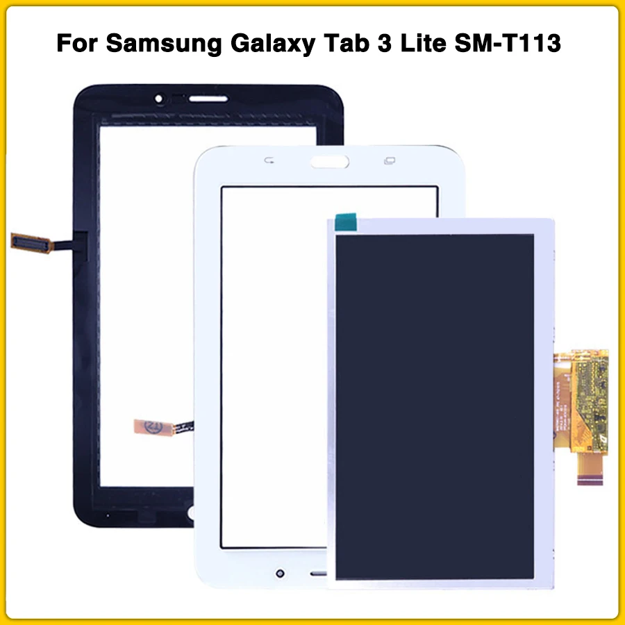 ЖК экран + сенсорная панель для Samsung Galaxy Tab 3 Lite SM T113 T116 дисплей сенсорный