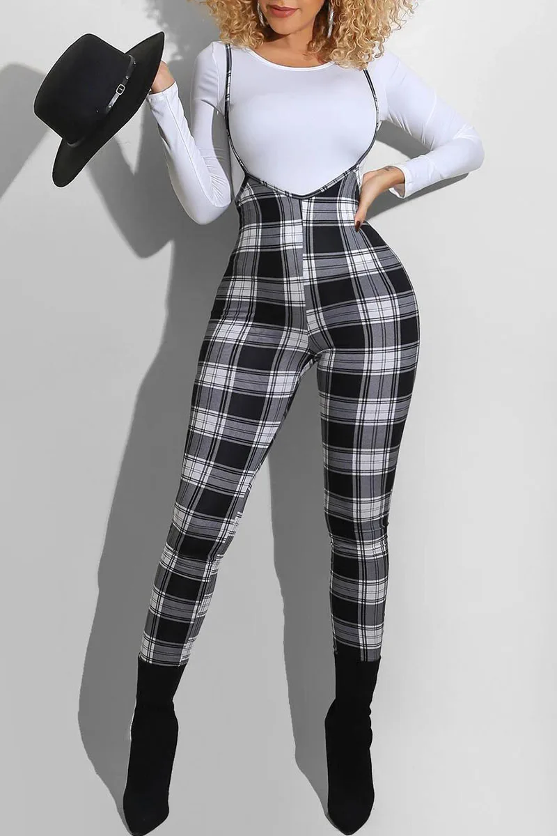 2020 New High Waist Overalls Suspender 
