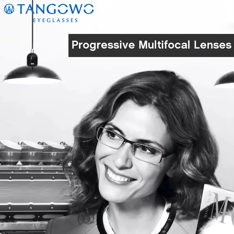 TANGOWO 1.56 1.61 1.67 1.74 Progressive Multifocal Lenses Prescription Myopia Hyperopia Resistance Short Middle Far Lens