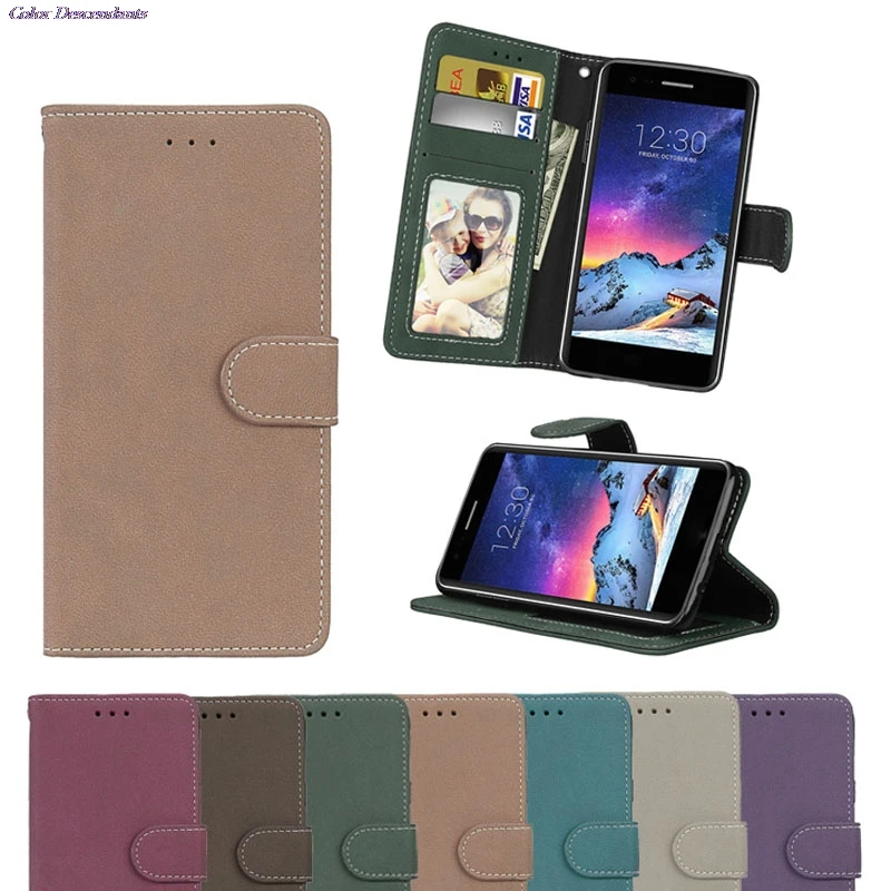Ретро матовый чехол для телефона hoesjes чехол для LG K7 Dual SIM X230 книга флип Чехлы TPU Capas для LG K7() X230Z полный корпус