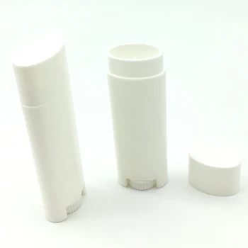 

1000Pcs Oval Flat Lip Balm Tubes 0.15oz Tubes Lipstick Containers Empty 4.5g Multi Colour Bottle DIY Cosmetic Tube