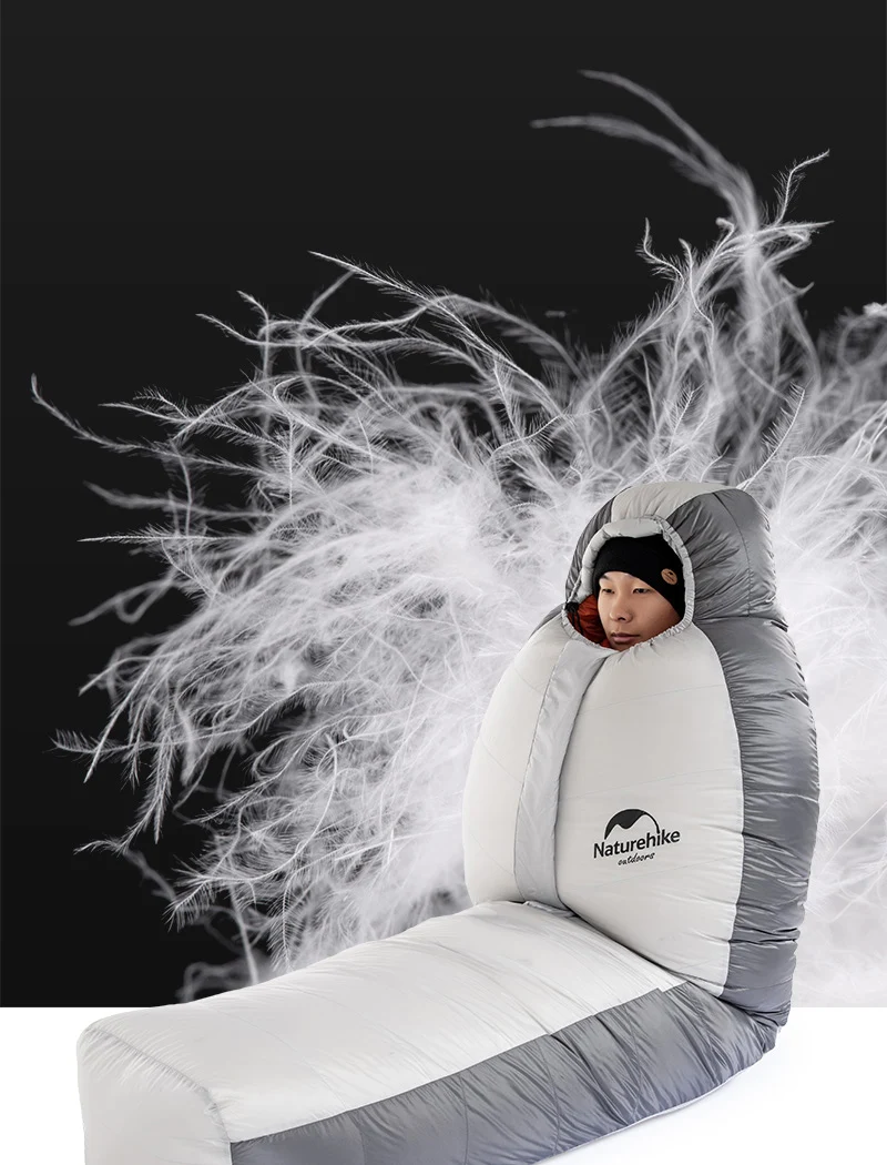 北极高寒鹅绒木乃伊睡袋详情页_09