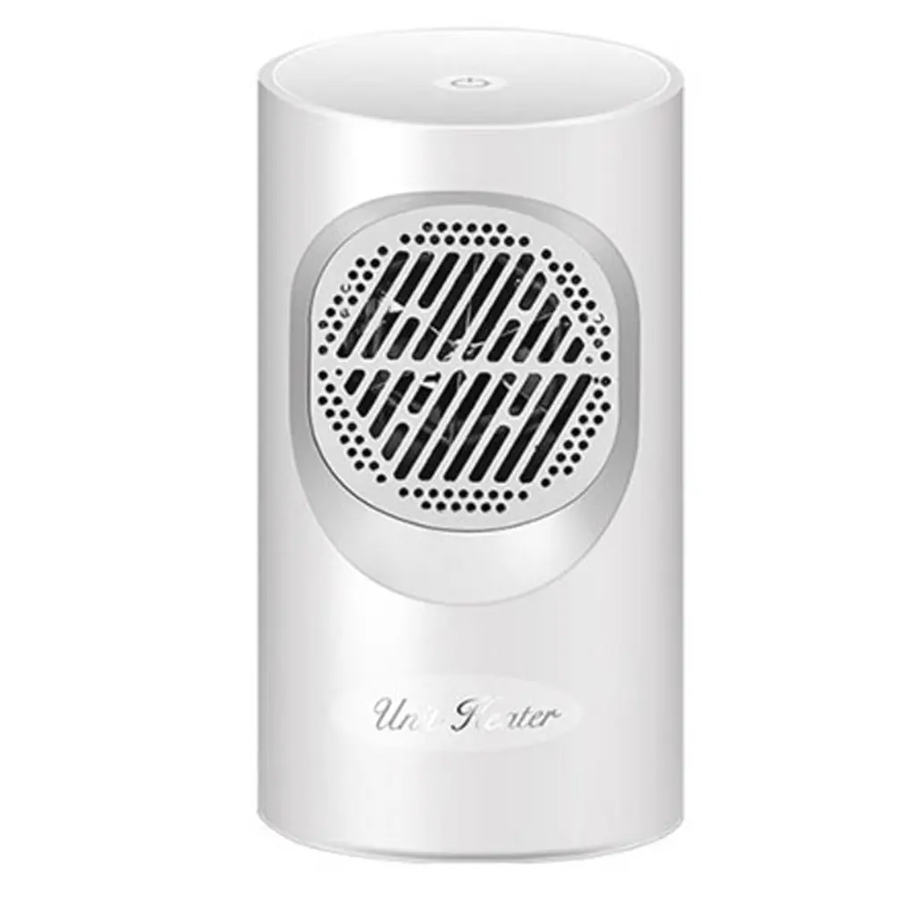 white CN PLUG Креативный электрический обогреватель горячий и холодный ветер мини обогреватель в мультяшном стиле с сенсорным экраном версия настольный домашний обогреватель - Цвет: white CN PLUG