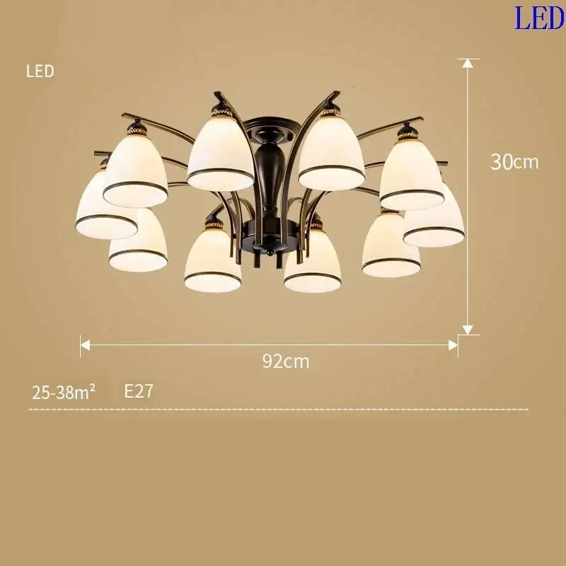 Блеск винтажная лампа освещение Deckenleuchten Luminaria Lampada Colgante Moderna Lampara De Techo Plafondlamp потолочный светильник