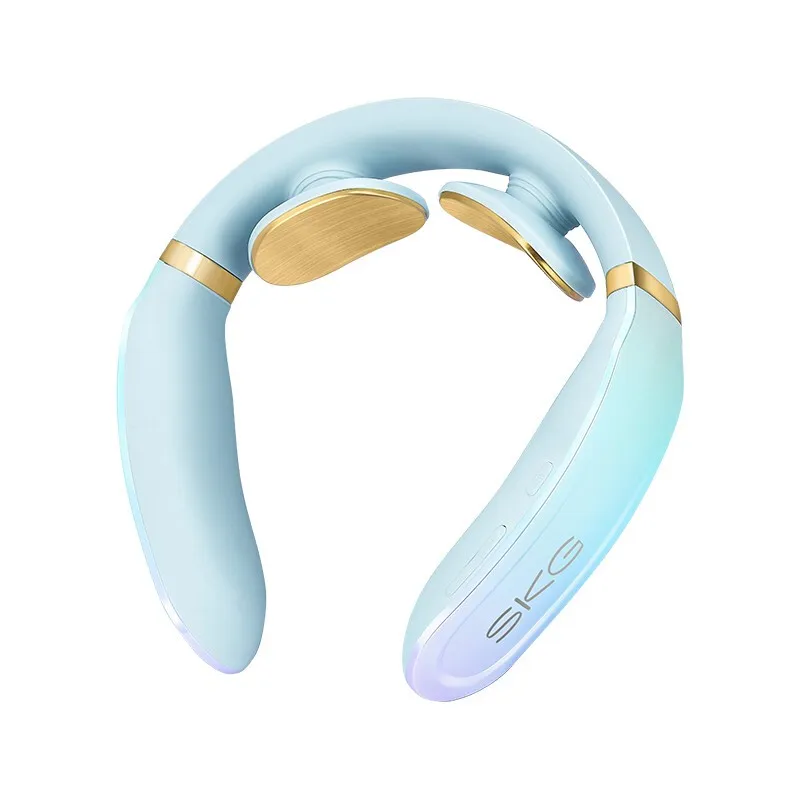 

SKG Neck Massager K6 Electric Pulse Relieve Pain Cervical Traction Sound Prompt 4 Modes 15 Intensity Heating Hot Compress ARM