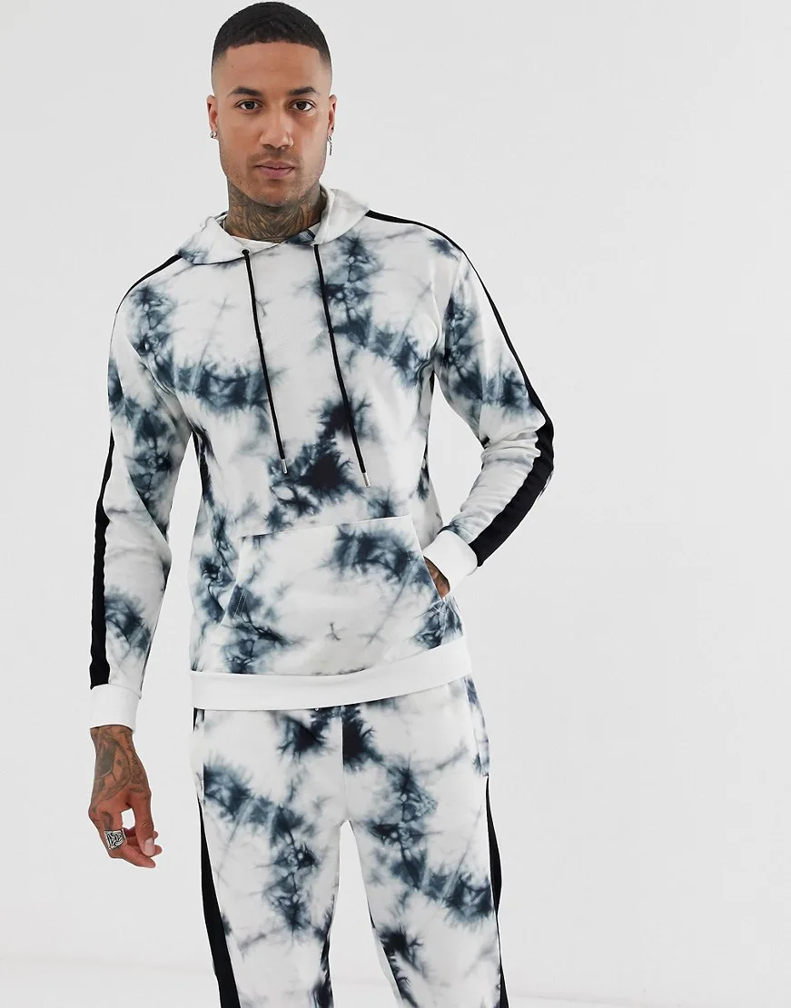 3d Printed Tie dye Casual Tracksuit Men 