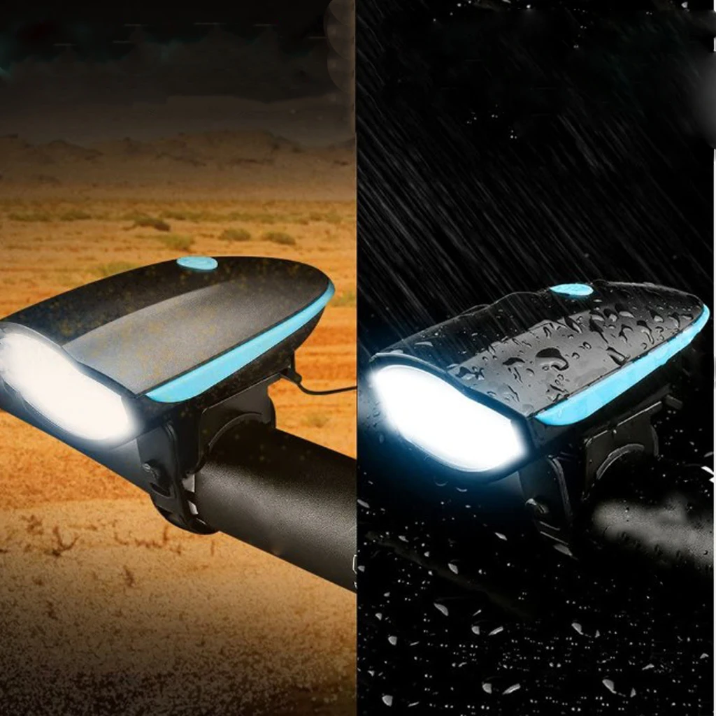 Super Bright USB Led Bicycle Front Light Built-in Horn 250 Lumens Bike Headlight Rode Bike Light USB Headlight Bike Accessories