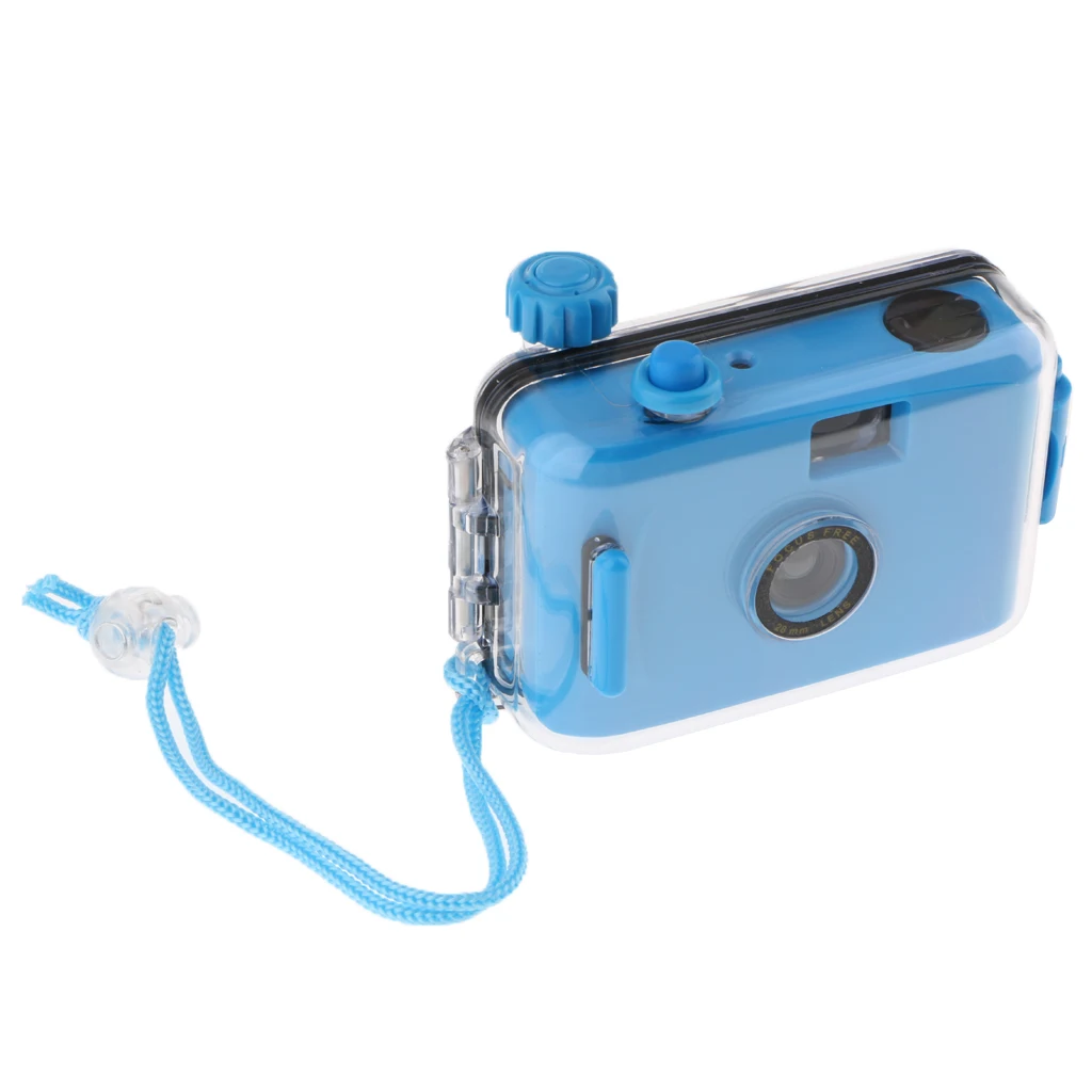 Film Cameras Underwater Waterproof Lomo Camera Mini Cute 35mm With Housing Case Blue From Copy01