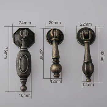 

retro old antique bronze Pendant drawer shoe cabinet tv cabinet bathroom cabinet cupboard dresser knob pull handle