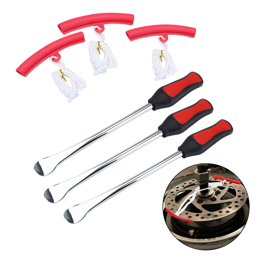 Motorcycle Bicycle Tire Changing Levers Auto Spoon Kit Lever Tools Rim Protector Professional Repair Tool |