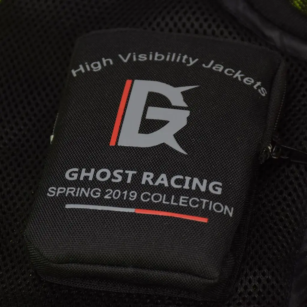 1PC Hi-Vis Reflective Motorcycle Vest Adjustable Waistcoat Commuting Jacket Safety Outwear For Motorcycle Wearing 