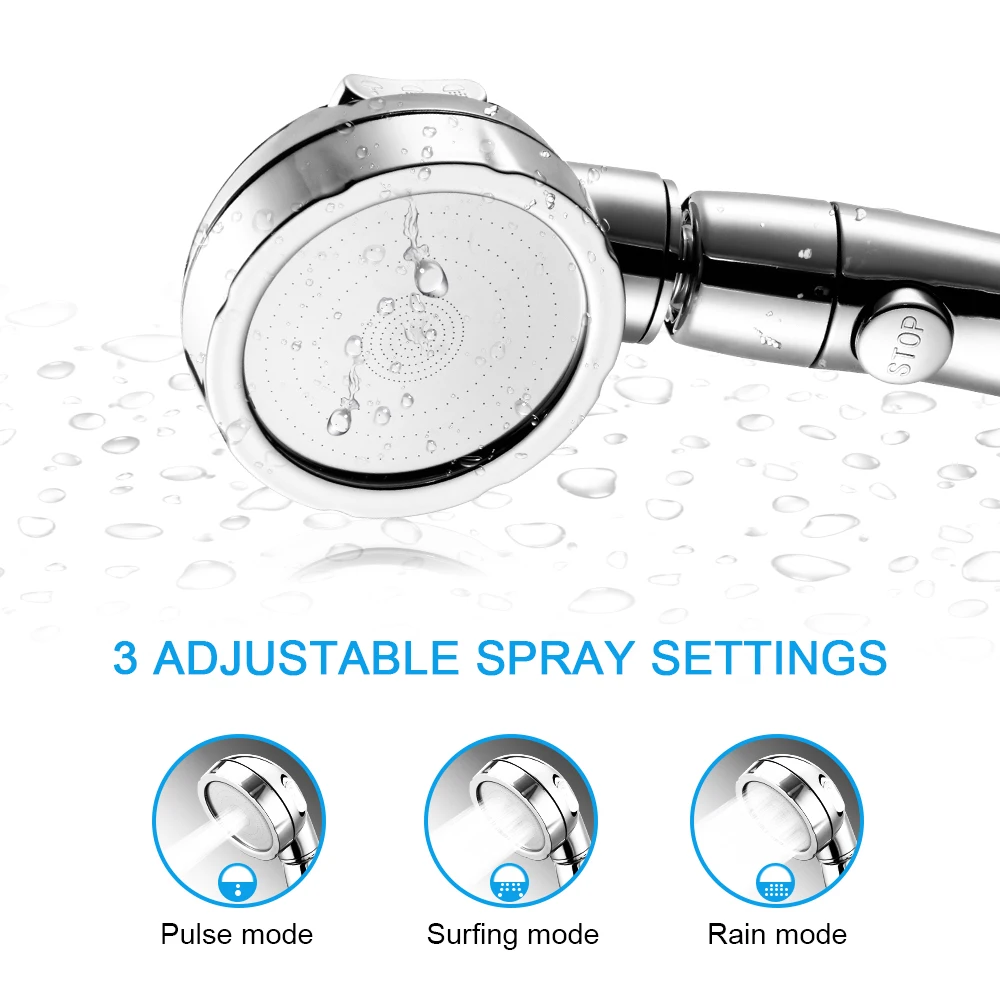 3 In 1 High-Pressure Shower Head