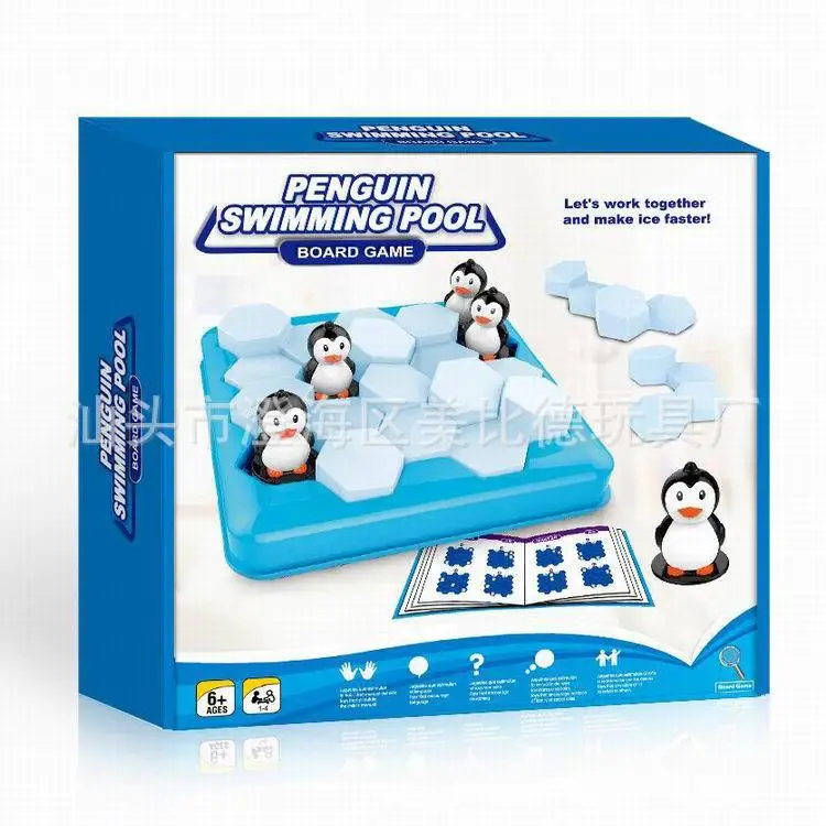 

Children Science Educational Toy Children Game Parent And Child Interactive Tabletop Game Penguin Pool Intelligence Game