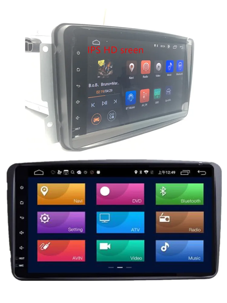 

Android 8.1 os 8 inch CAR Radio GPS bluetooth Navigation player for For Mercedes Benz W209 W203 W168 M ML W163 W463