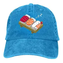 Милые суши в кровати болельщики Джинсовая Шляпа крутая Кепка для мужчин и женщин