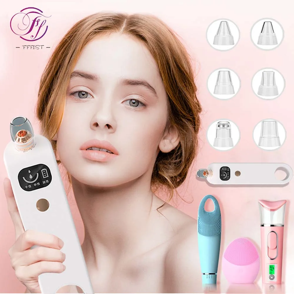 

Blackhead Remover Face Deep Pore Cleaner Acne Pimple Black Dots Remover Blackhead Vacuum Suction Facial SPA Skin Care Tools