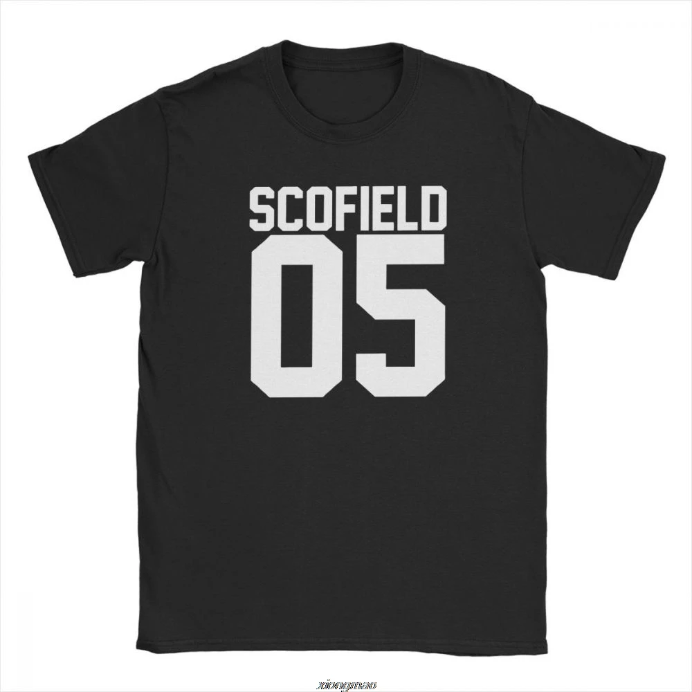

Men's Michael Scofield 05 Prison Break T Shirts Pure Clothing Novelty Short Sleeve O Neck Tees Gift Idea T-Shirt
