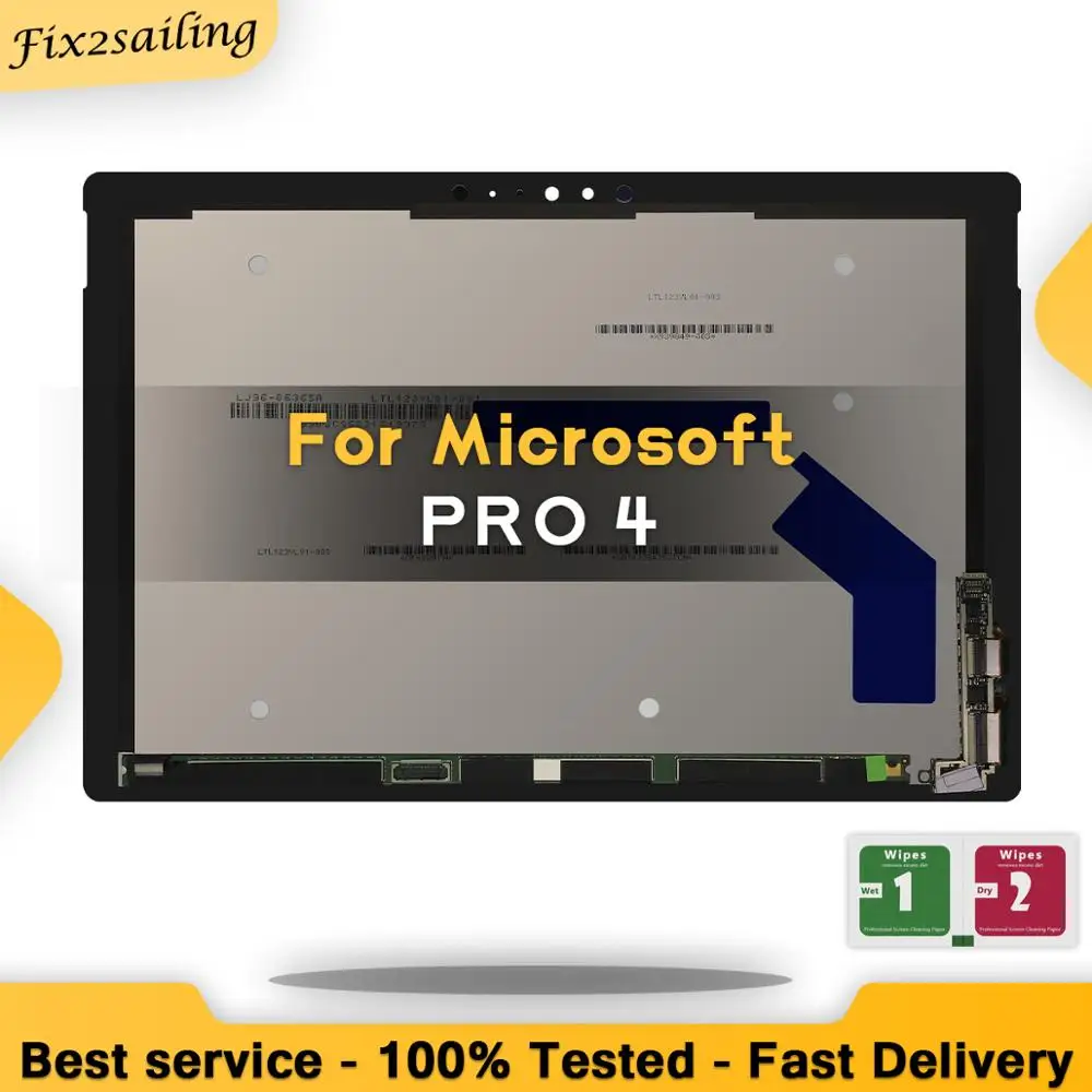 100% протестированный Новый ЖК-дисплей с платой для Microsoft Surface Pro 4 1724 12 3 дюйма