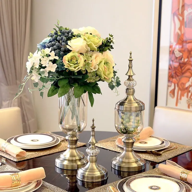 

European Style Showroom Vase Set Decorations And Ornaments
