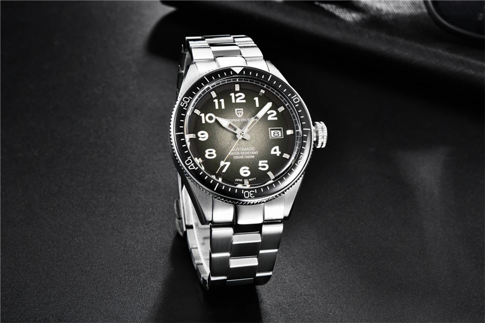 PAGANI DESIGN Luxury Men's Mechanical Wristwatch Top Brand NH35A Movement Blue Automatic 100M Waterproof Watch Relogio Masculino