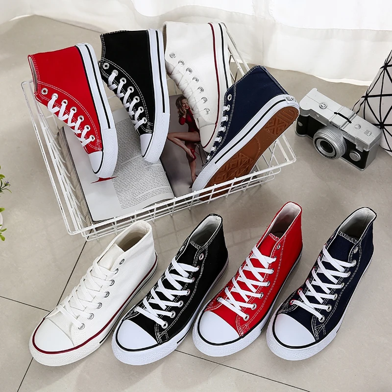Zapatillas clásicas de lona para hombre, zapatos vulcanizados a la moda, informales, con cordones, de bajo alto superior, Maler