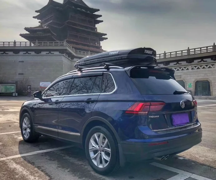 Для Volkswagen Tiguan L спойлер ABT Стиль Высокое качество абс материал заднее стекло крыша