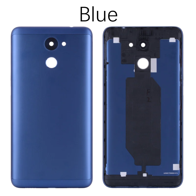 Blue Оригинальная задняя крышка для huawei Enjoy 7 Plus/Y7 Prime задняя крышка батарейного отсека задняя дверь с регулятором громкости мощности - Цвет: Blue