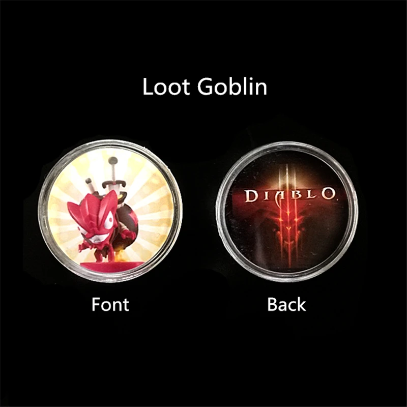 Diablo 3 Монета NFC Tag Loot Goblin из Amiibo NS switch Ntag215 новые данные seting включают Элитные Монстр секретной территории