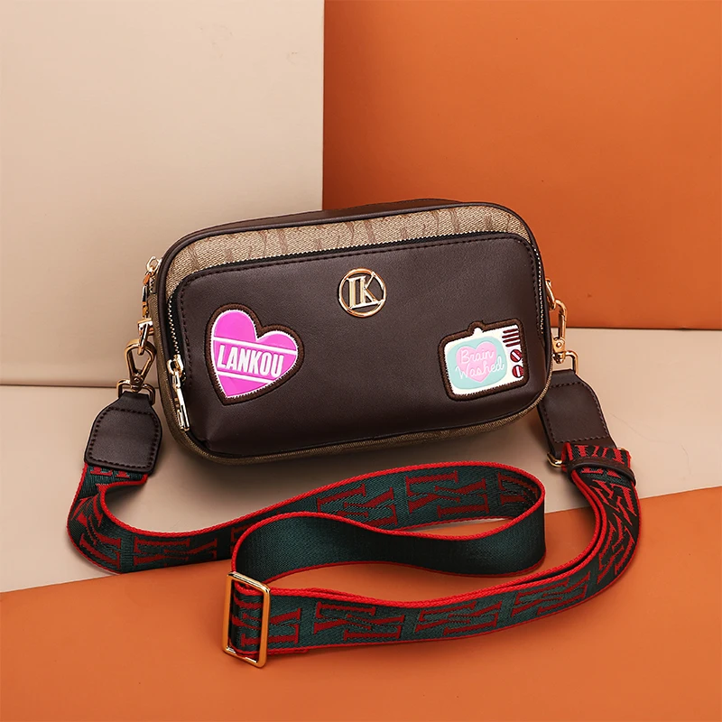 

Women's Designer Luxury Handbag 2019 Fashion New High quality PU Leather Women Handbags pattern Shoulder Messenger Bag