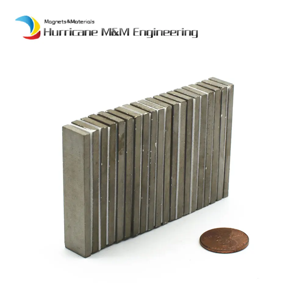 SmCo Магнитный блок 50x12x2 50x12x3 мм Бар 350 градусов C высокая температура Mortor магнит Постоянные редкоземельные магниты 20 шт