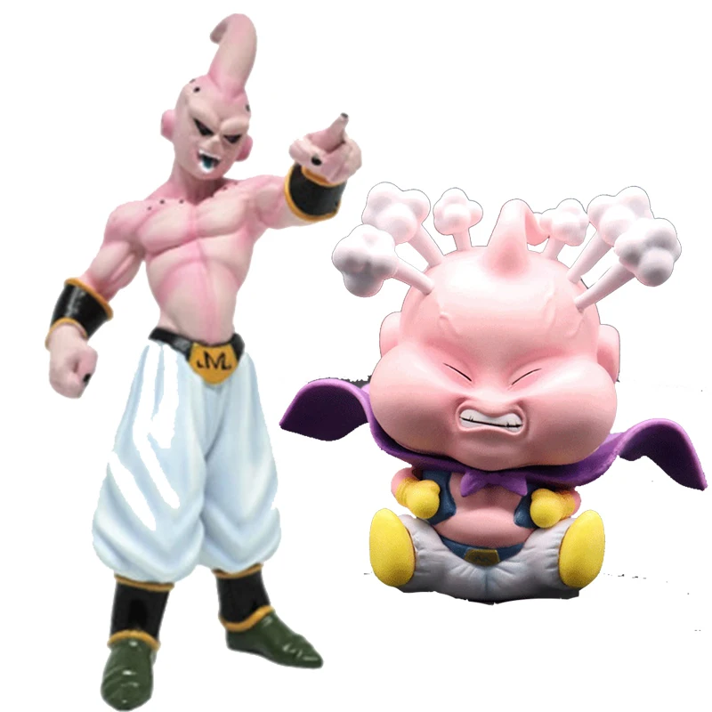 

11-14 cm Z super saiyan Majin Buu PVC Action Figure Collectible Model BuuToysa Girft For Children