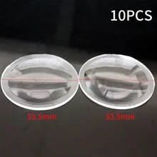 10 шт. VR Pratical Focal прозрачные Асферические кино 3D очки профессиональные Двояковыпуклые линзы акриловые HD для Google Cardboard