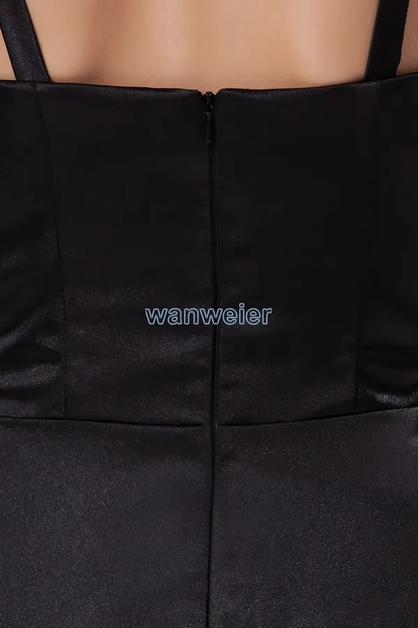 Дизайн robe de mariee горячая Распродажа Размер под заказ/цвет Формальные ремень черное короткое Бисероплетение платье подружки невесты