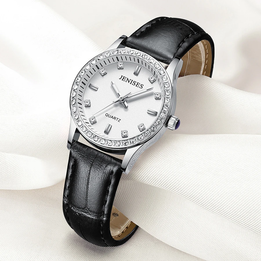 Модные кварцевые часы женские водонепроницаемые часы-браслет женские фиолетовые часы 2019 женские часы кожаные relojes para mujer