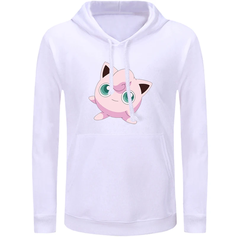 icWM669W Толстовка с изображением покемона алаказама, мима старю таурос Togepi Jigglypuff Chansey Ditto, графический свитшот, пуловер с капюшоном, подарок - Цвет: icWM669W