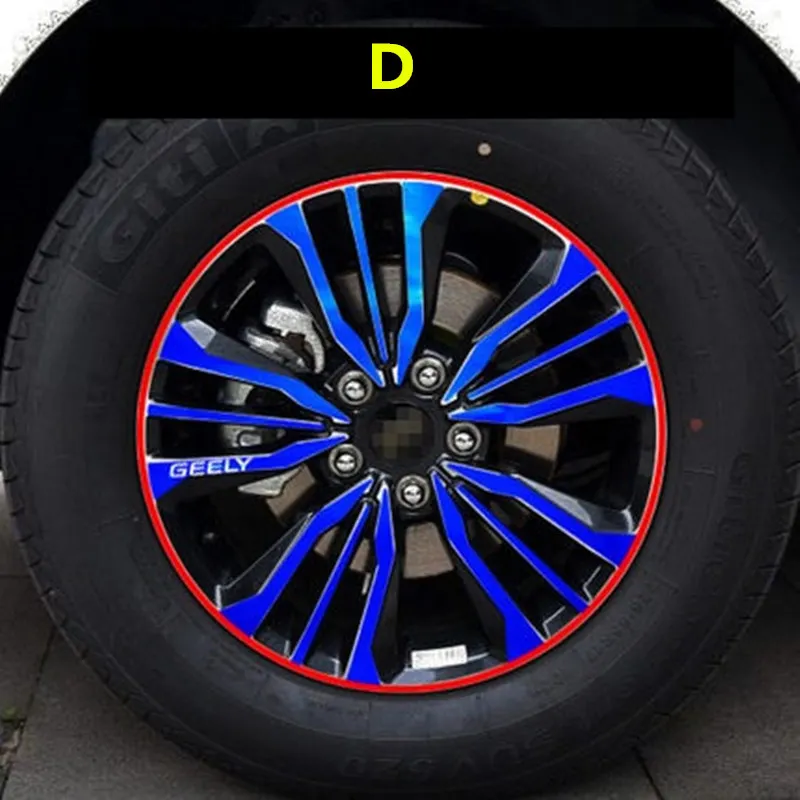 Для Geely Emgrand X7 EmgrarandX7, EX7, FC SUV, Vision X6, NL4, автомобильная наклейка для колес - Название цвета: D