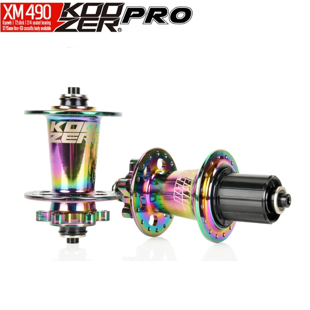 Ступица дискового тормоза Koozer XM490 PRO 4 подшипника 32 отверстия 10*135 мм 12*142