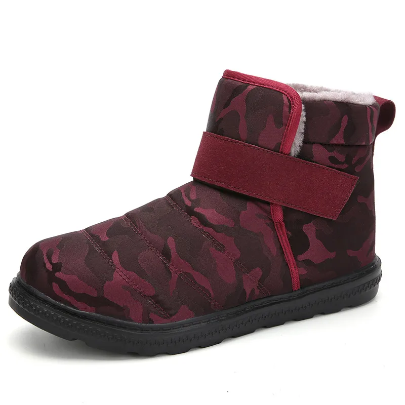 DR Winter Shoes Men Snow Warm Fur Camouflage Running for Women Comfortable Sports Outdoor Sneakers - Цвет: DR