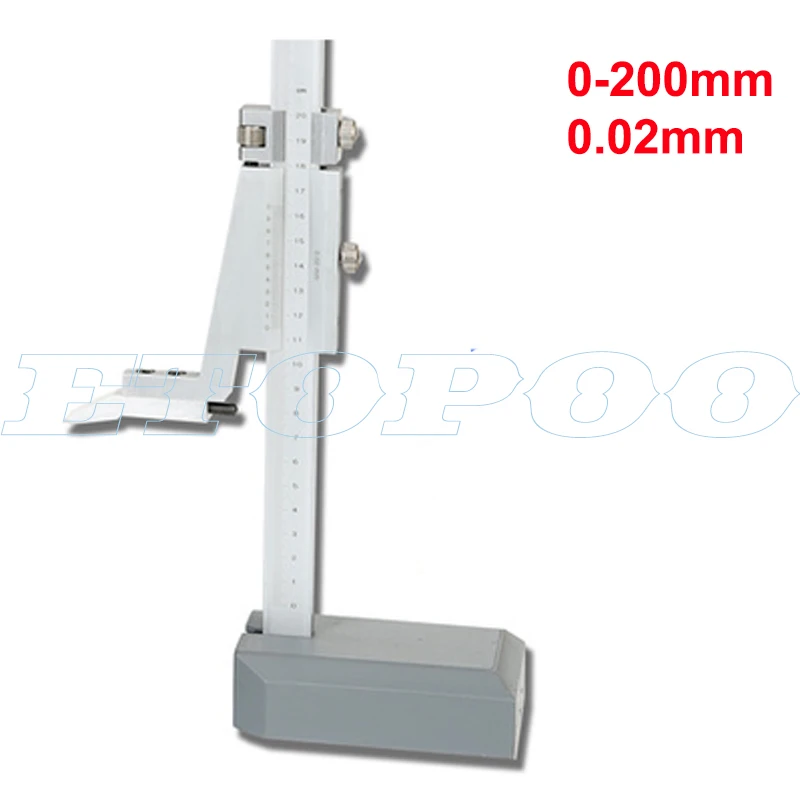 0-200mm / 0-300mm Steel Vernier Height Gauge with Stand