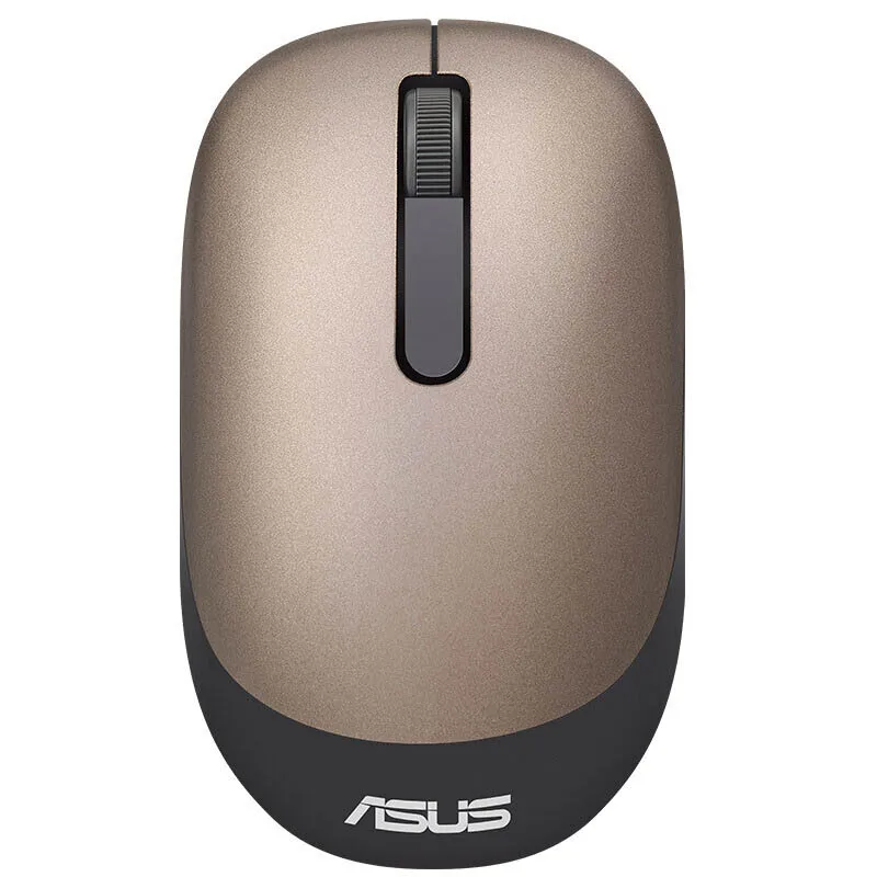 Gold Беспроводная мышь ASUS WT205 2,4 ГГц Беспроводная оптическая мышь 1200 dpi с приемником для хранения ноутбука ПК мышь - Цвет: Gold