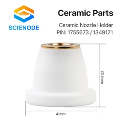 Scienode – pièce en Fiber céramique, tête de découpe Laser M11, broche OEM 1349171 1755673 Dia.41mm hauteur 34mm 