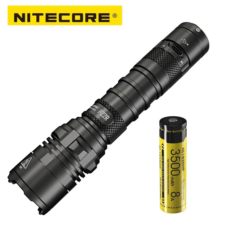 US $82.77 NITECORE P22R CREE XHP35 HD LED 1800 lumens USBC Rechargeable for Law EnforcementMilitary