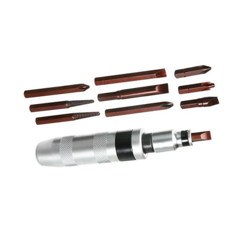 

12pcs/Set with Non-slip Screwdriver Sleeve Impact Drill Bits Electric Hand Tool Small and light, easy to carry