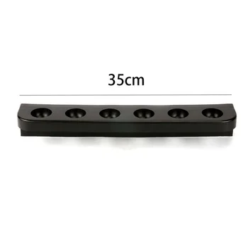 

Cue Rack Tool Storage Wall Mount Holder 6 Holes Cue Rack Pool Stick Billiard Space Easy Saving Rack